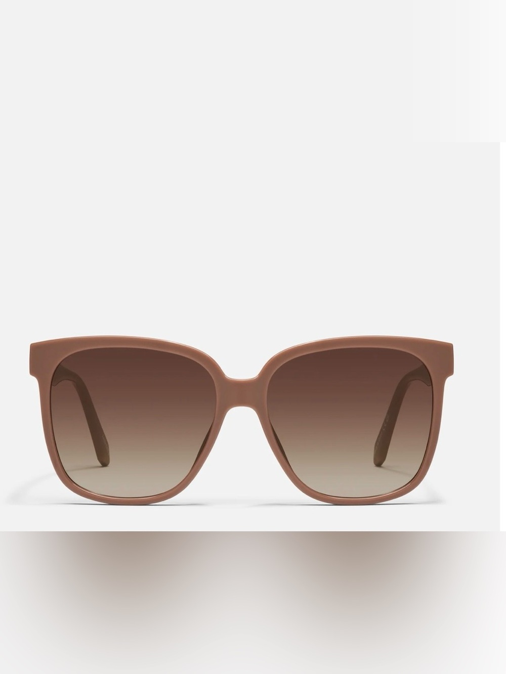 QUAY Brown Oversized Women's Sunglasses